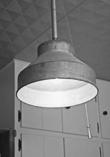 Homemade Light Fixture for a Rustic Kitchen